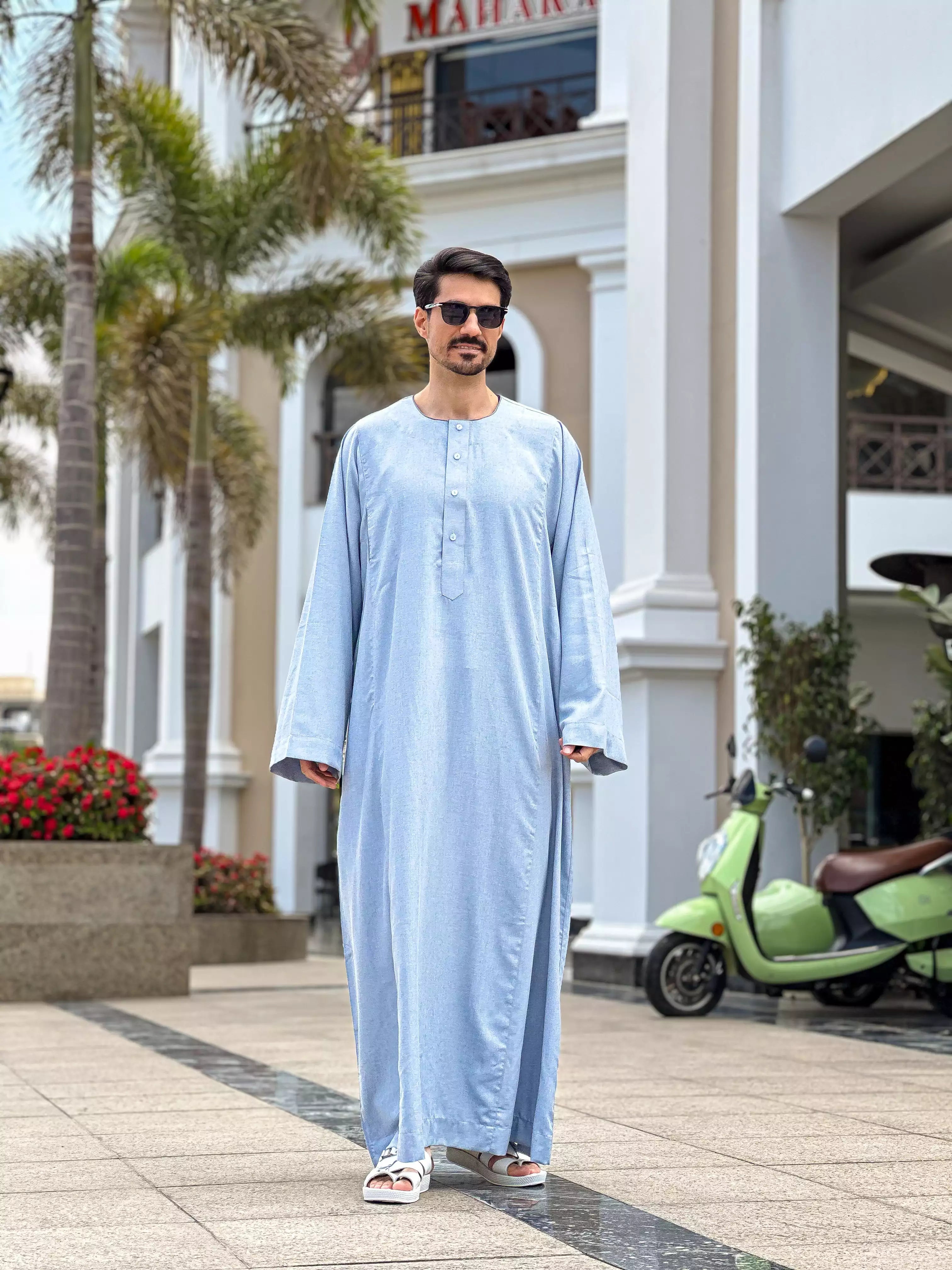 عبايه سوداني كتان