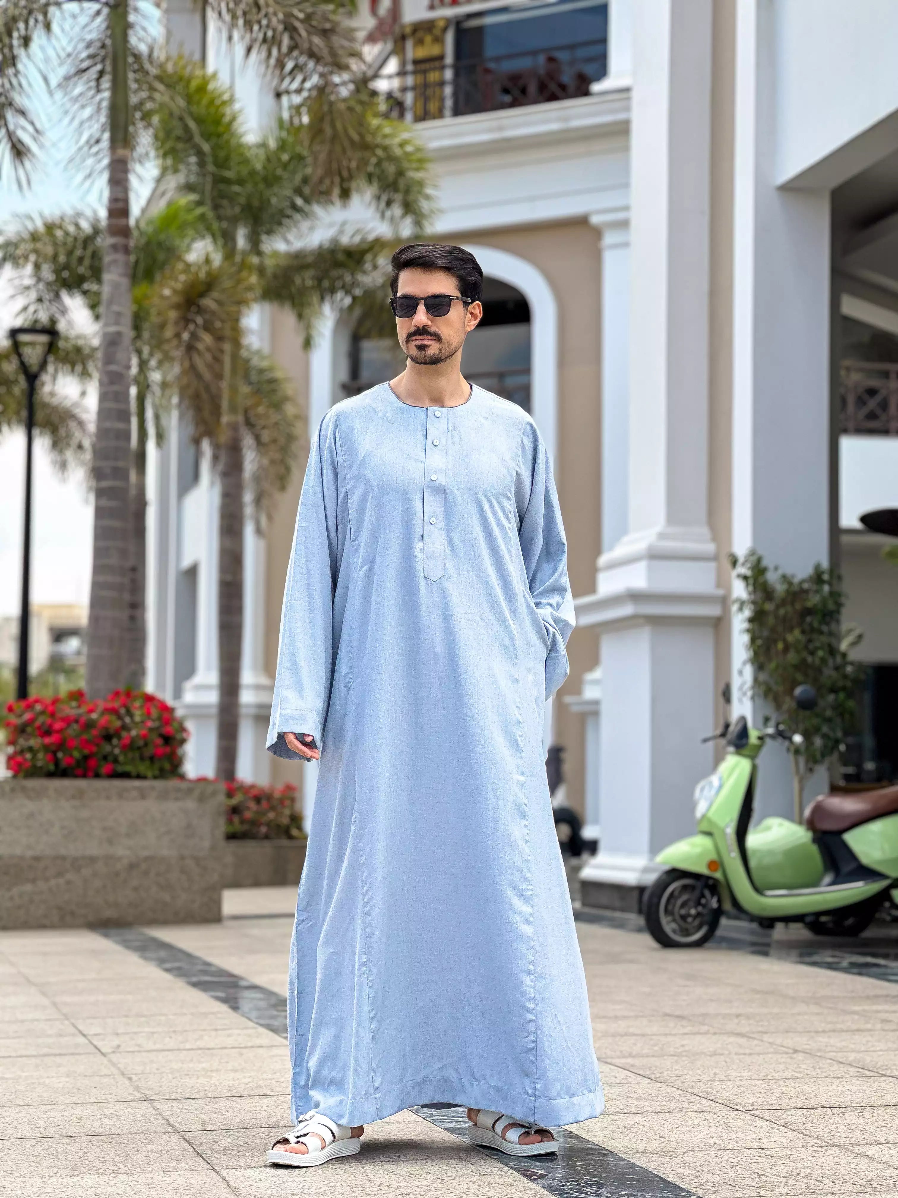 عبايه سوداني كتان