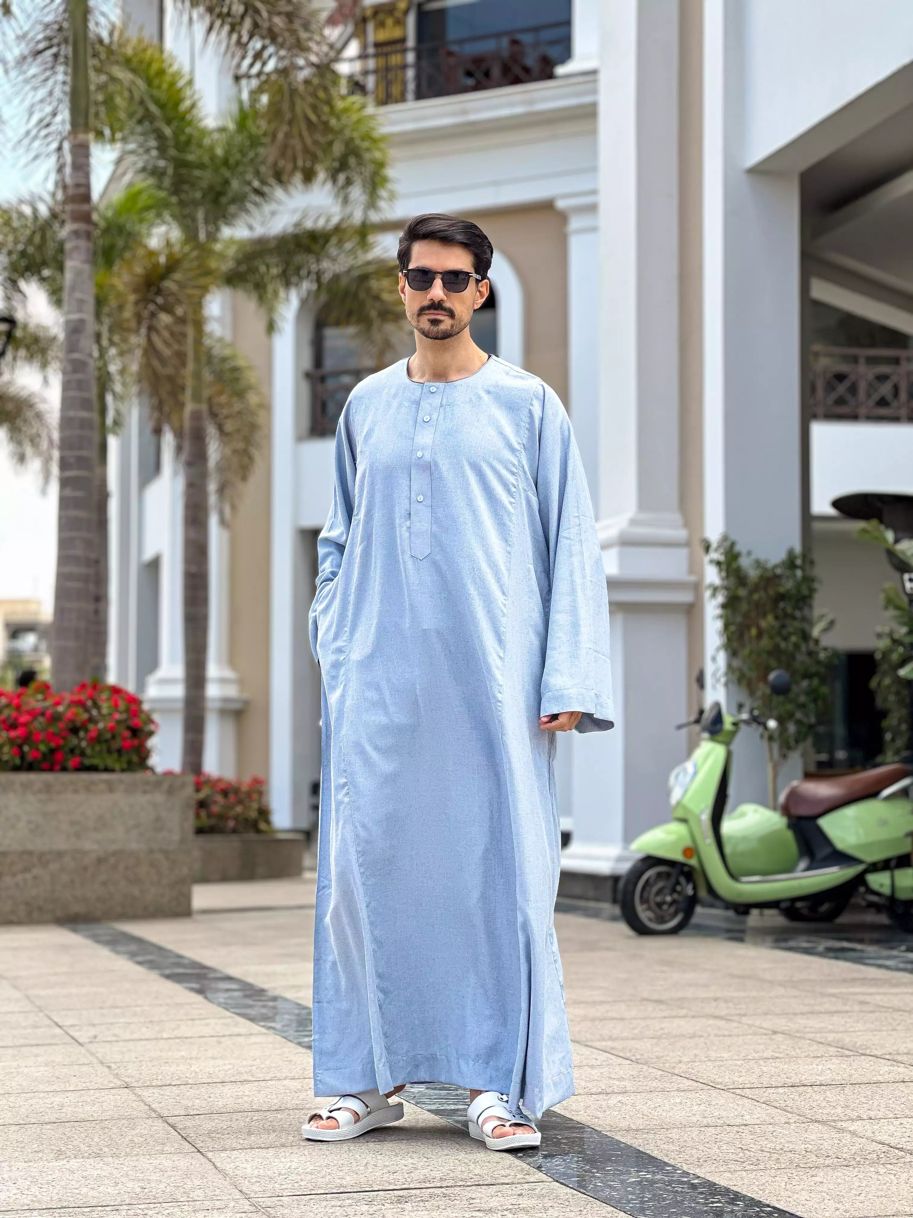 عبايه سوداني كتان