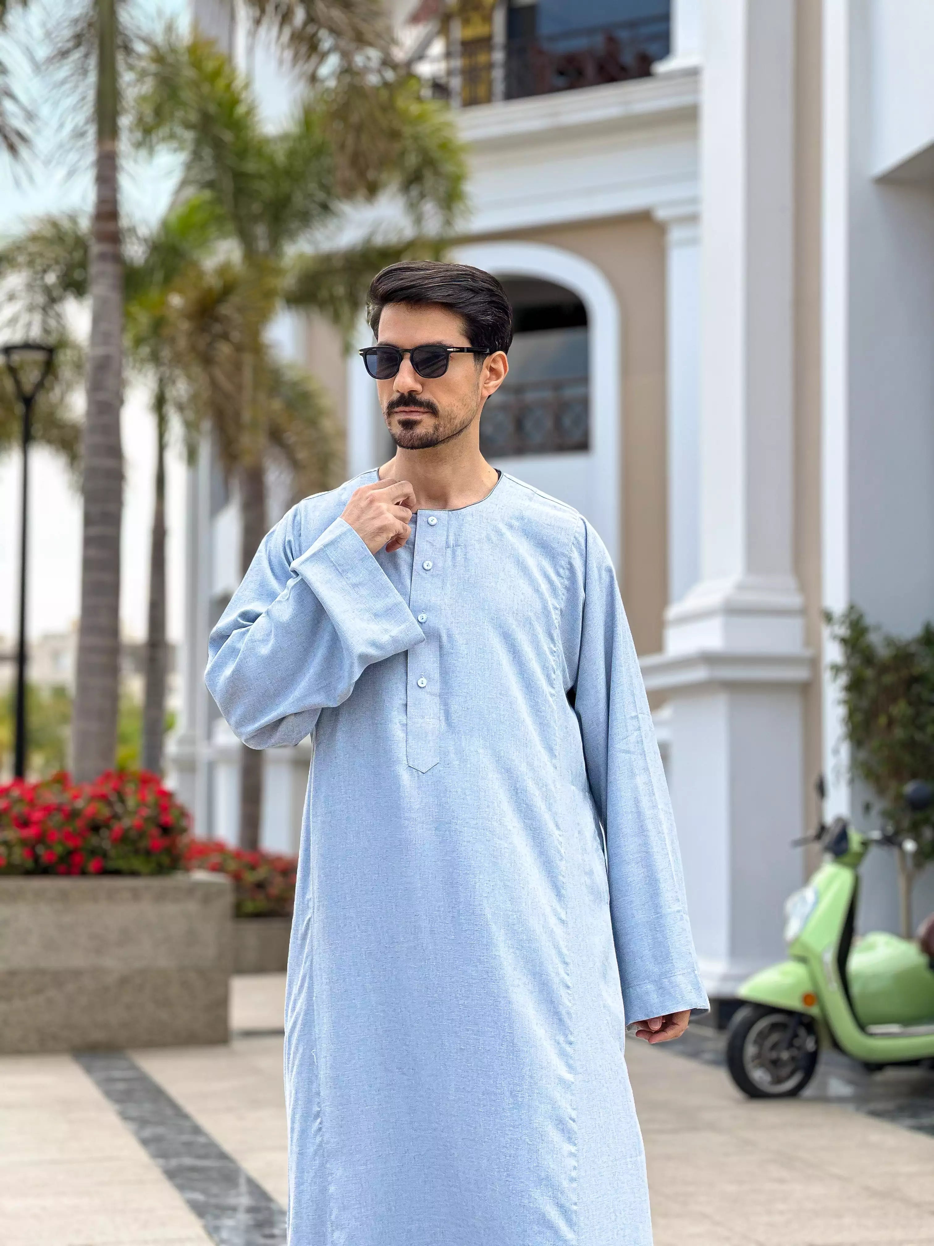 عبايه سوداني كتان