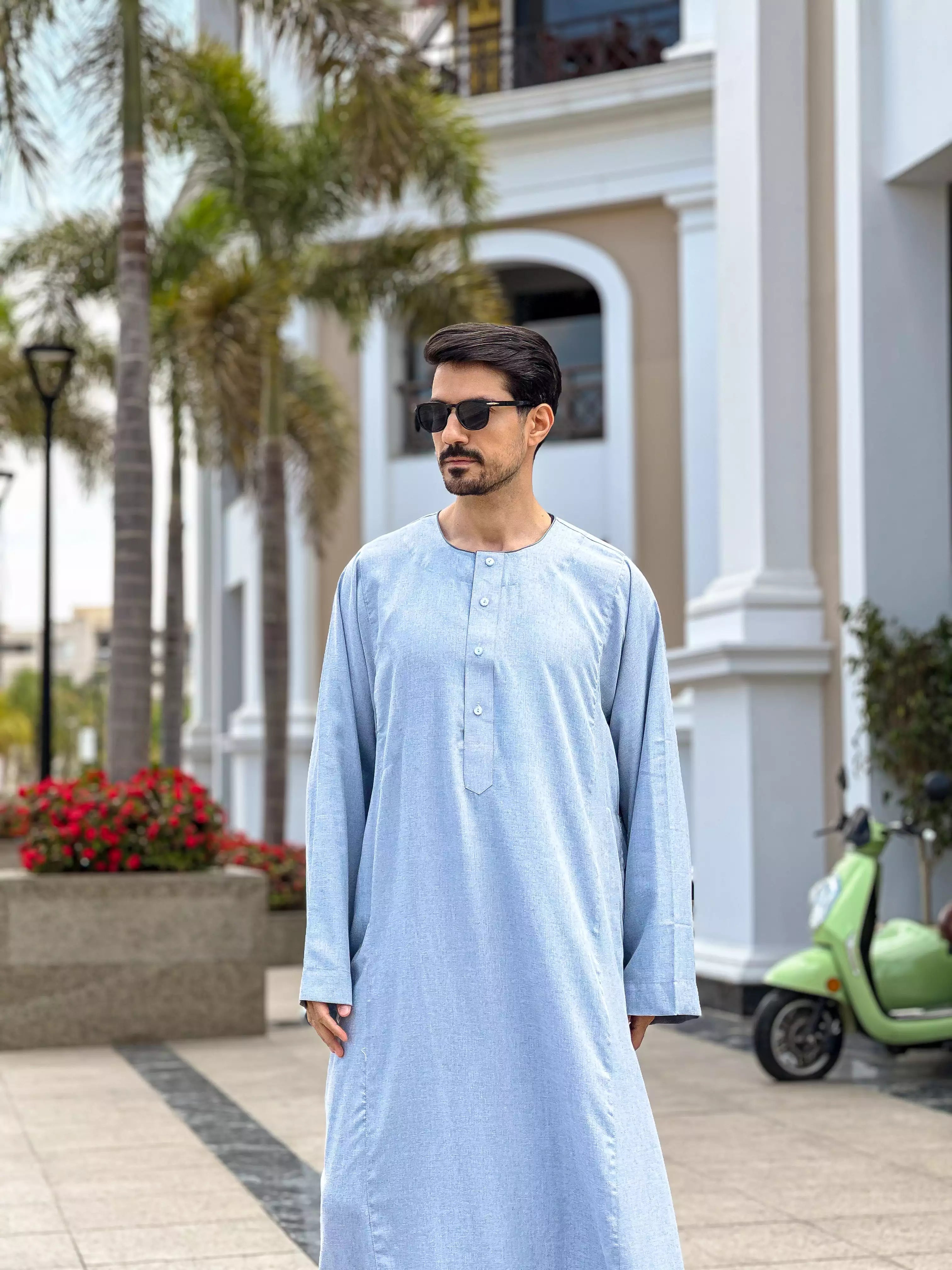 عبايه سوداني كتان
