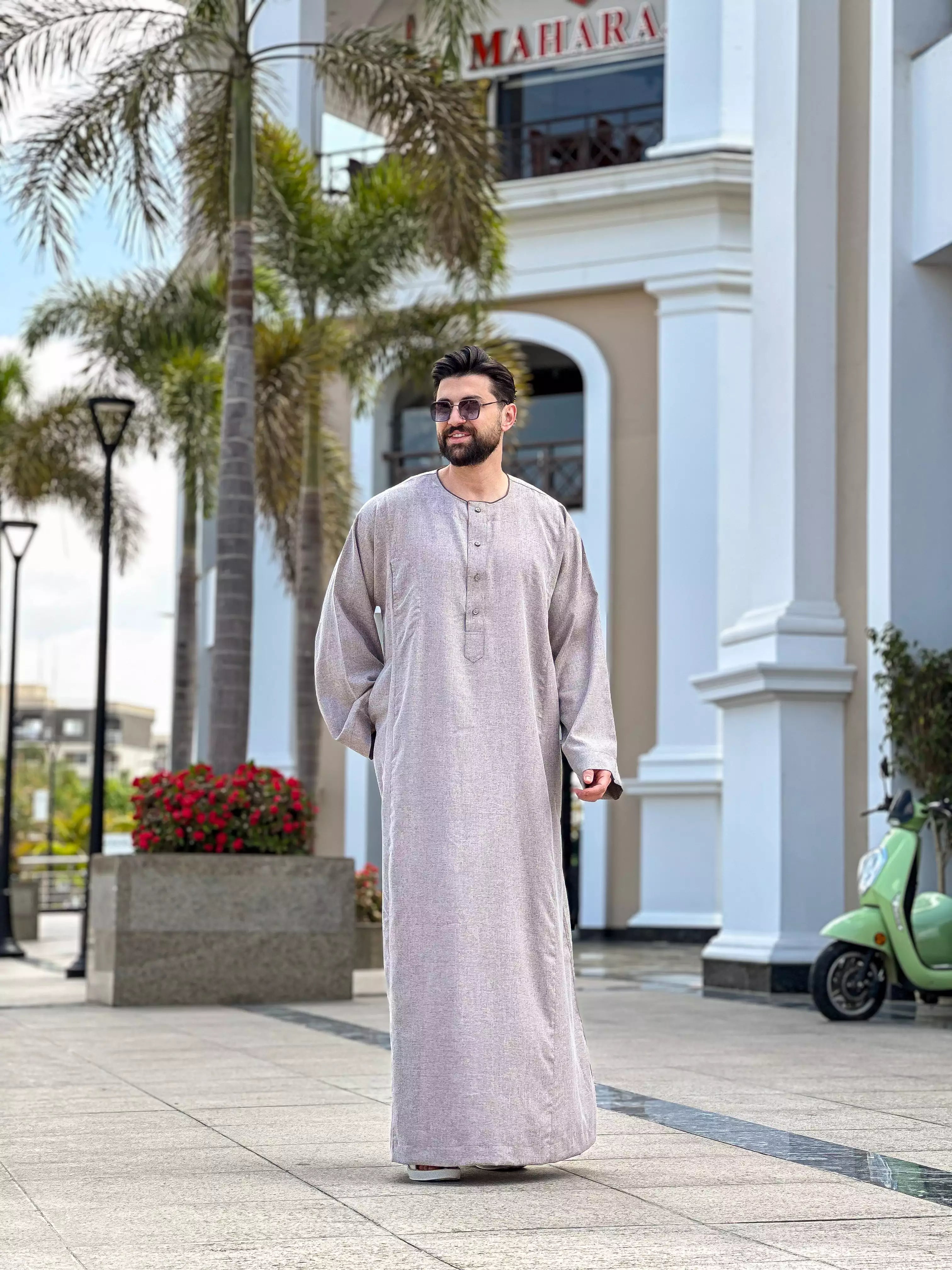 عبايه سوداني كتان