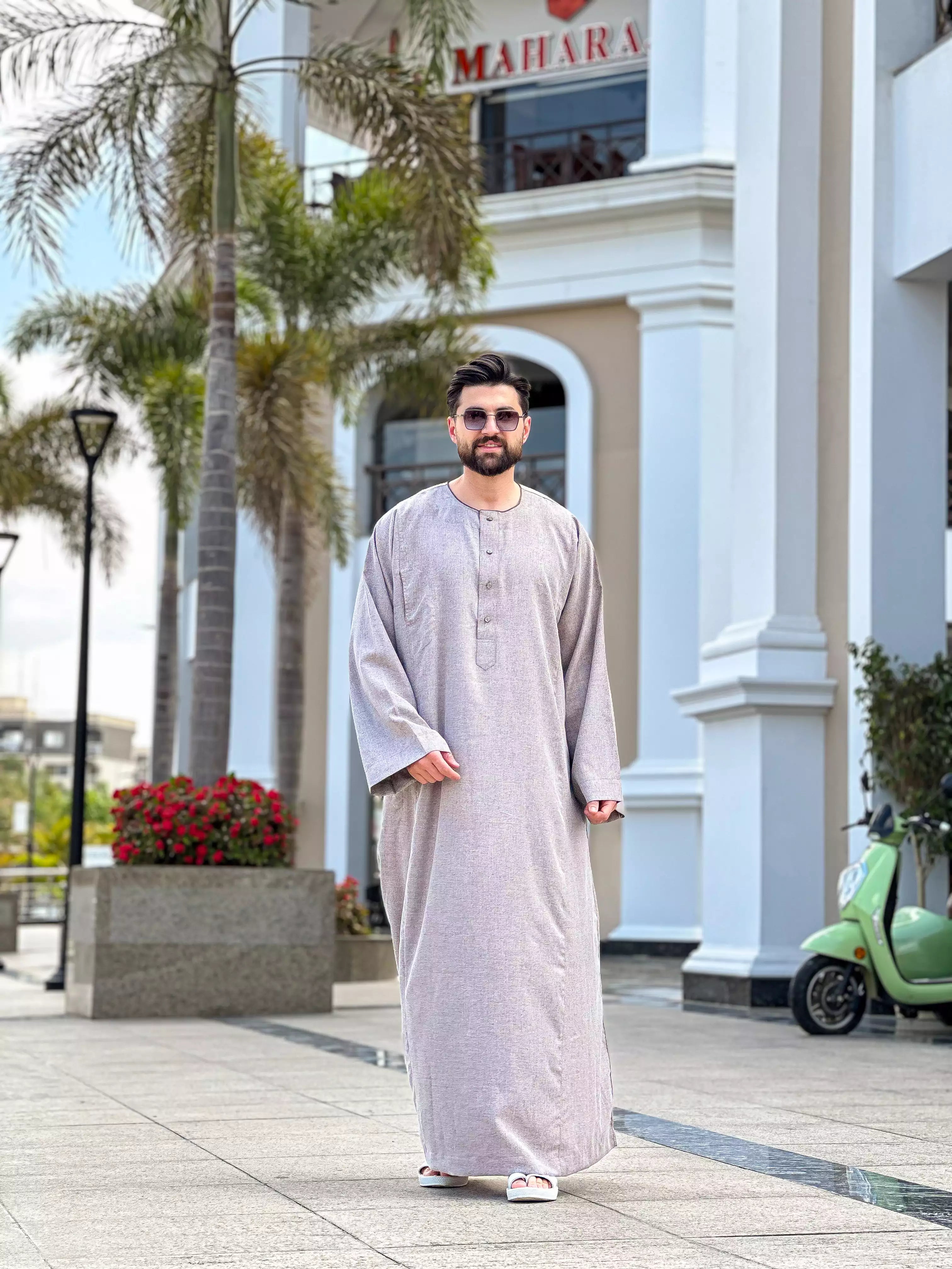 عبايه سوداني كتان