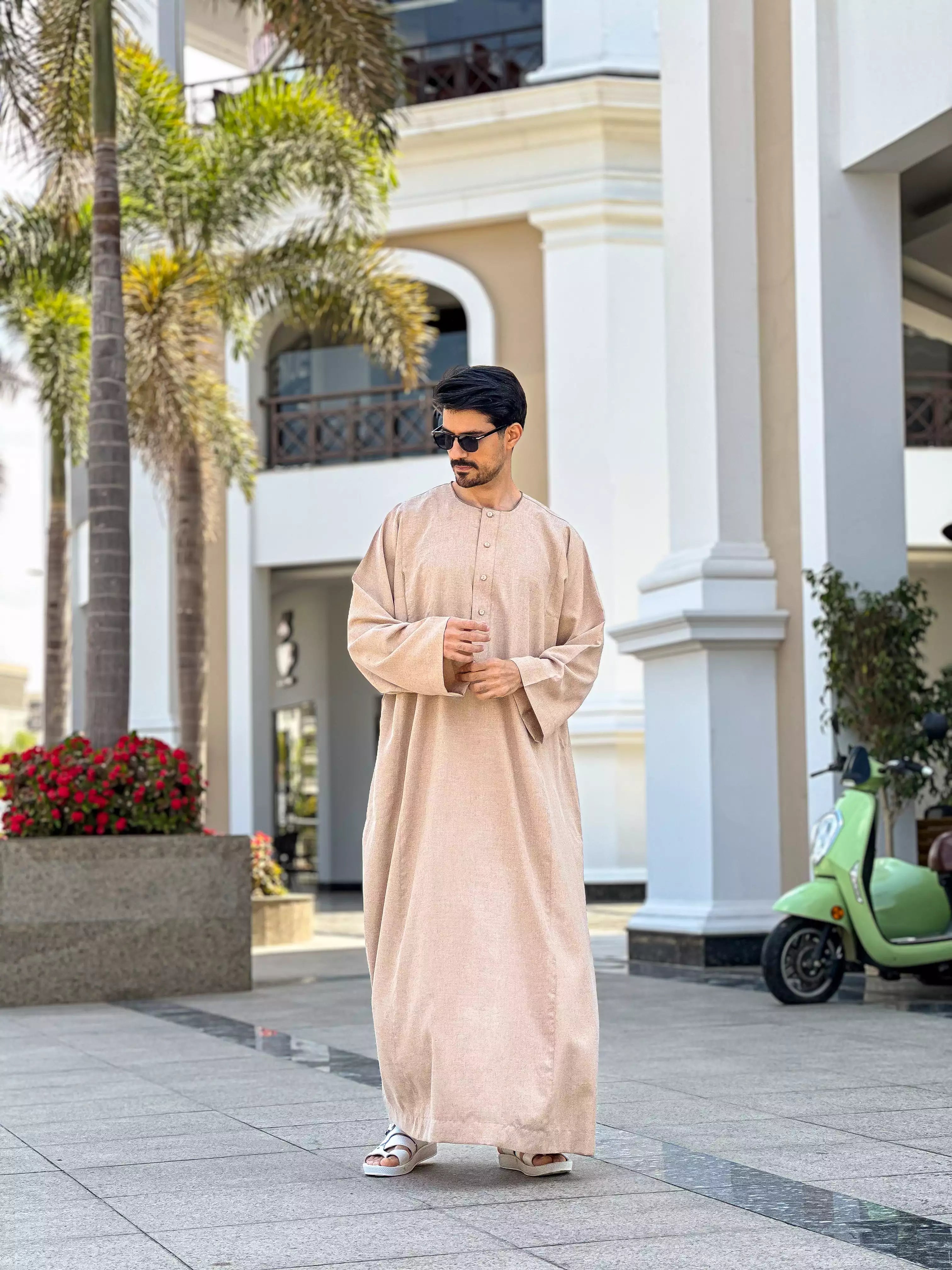 عبايه سوداني كتان