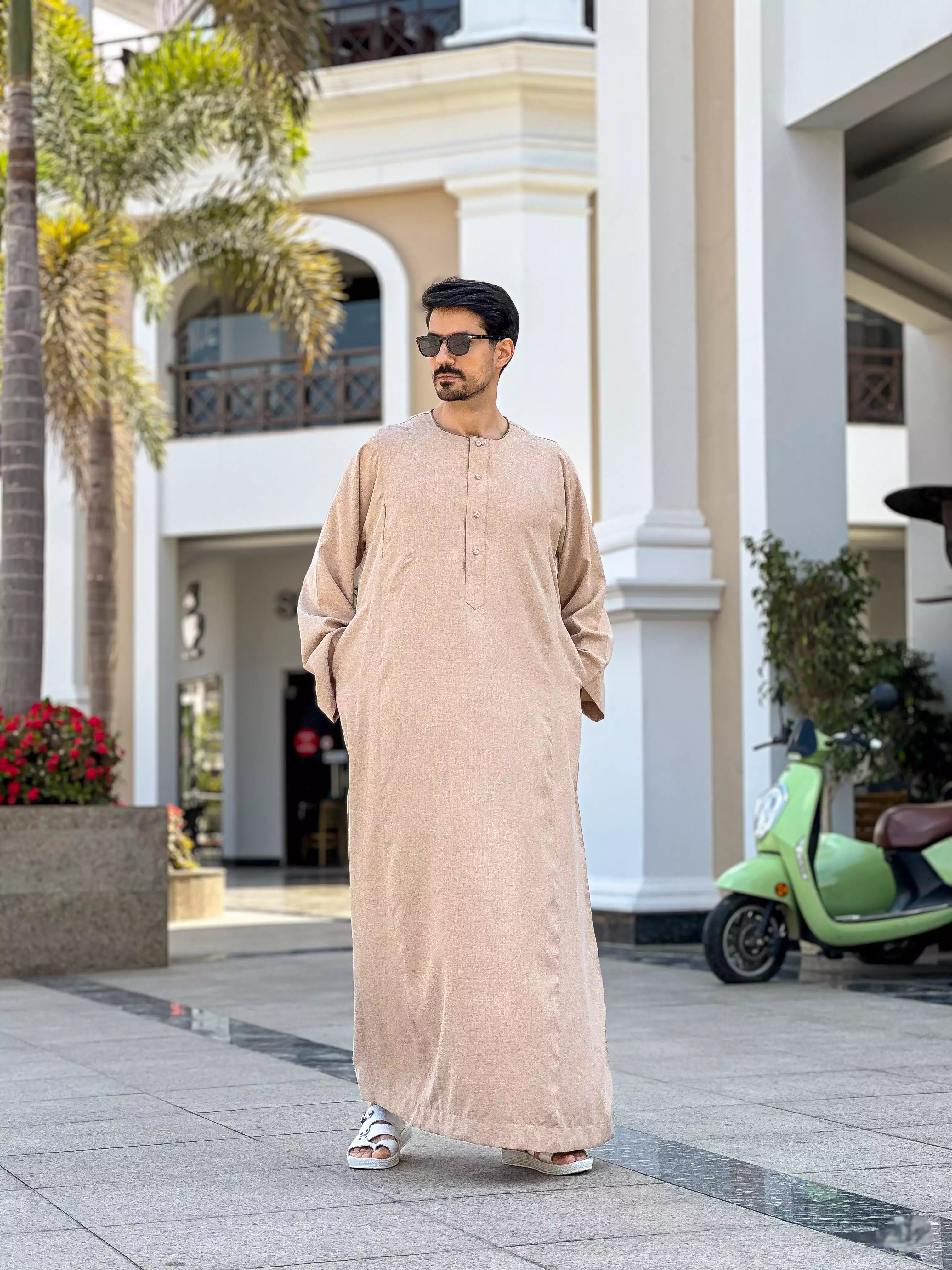 عبايه سوداني كتان