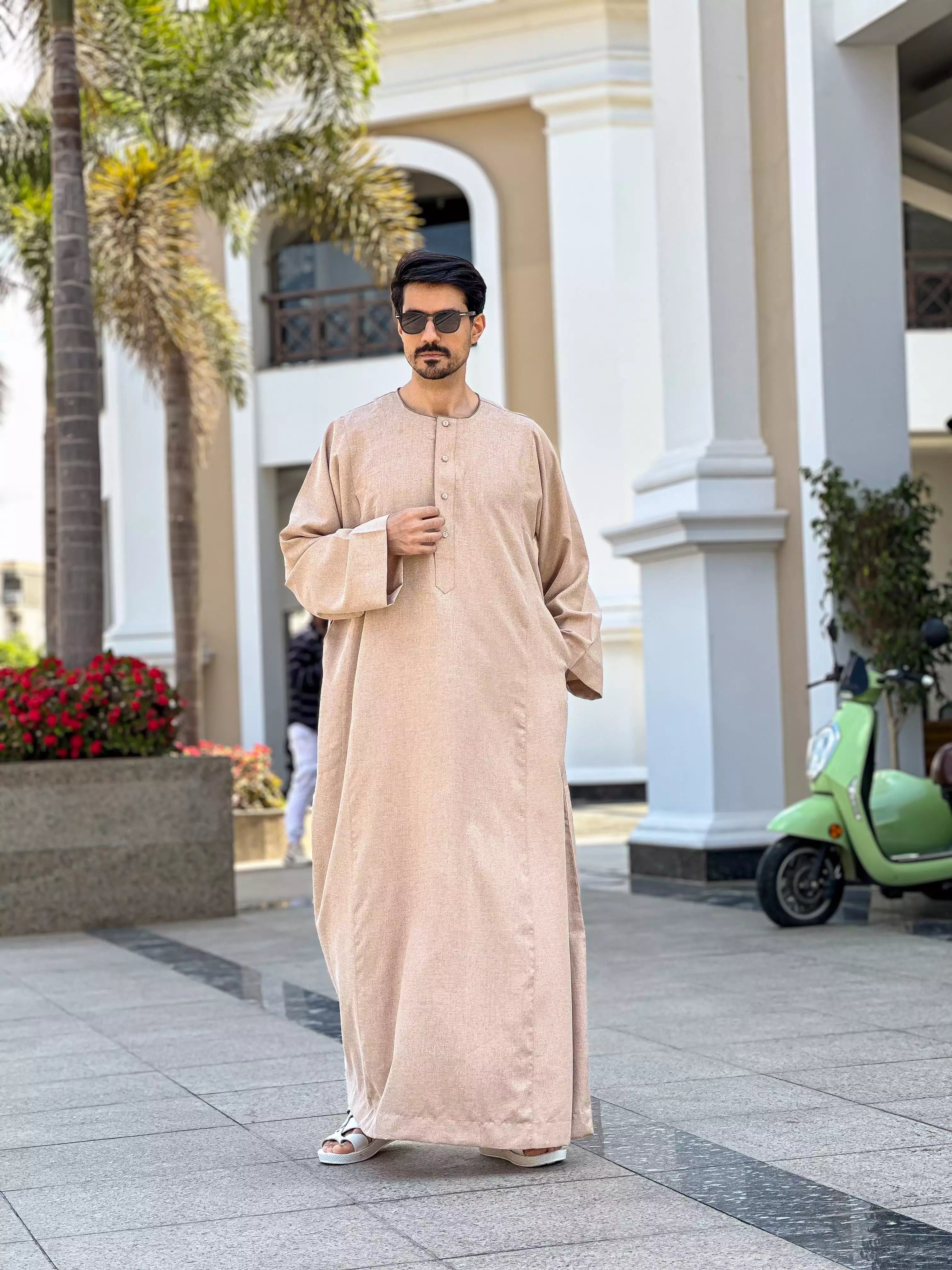 عبايه سوداني كتان