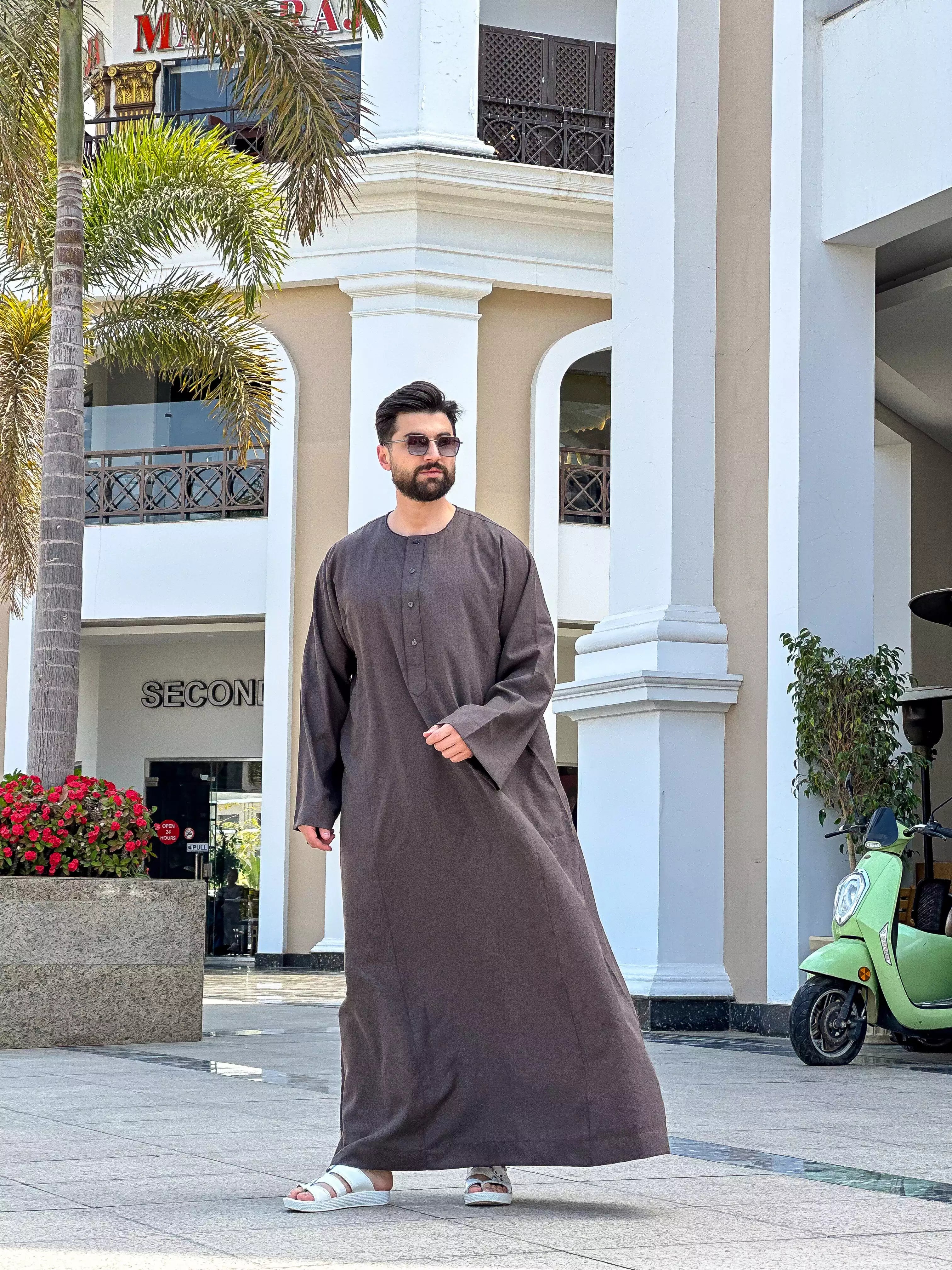عبايه سوداني كتان