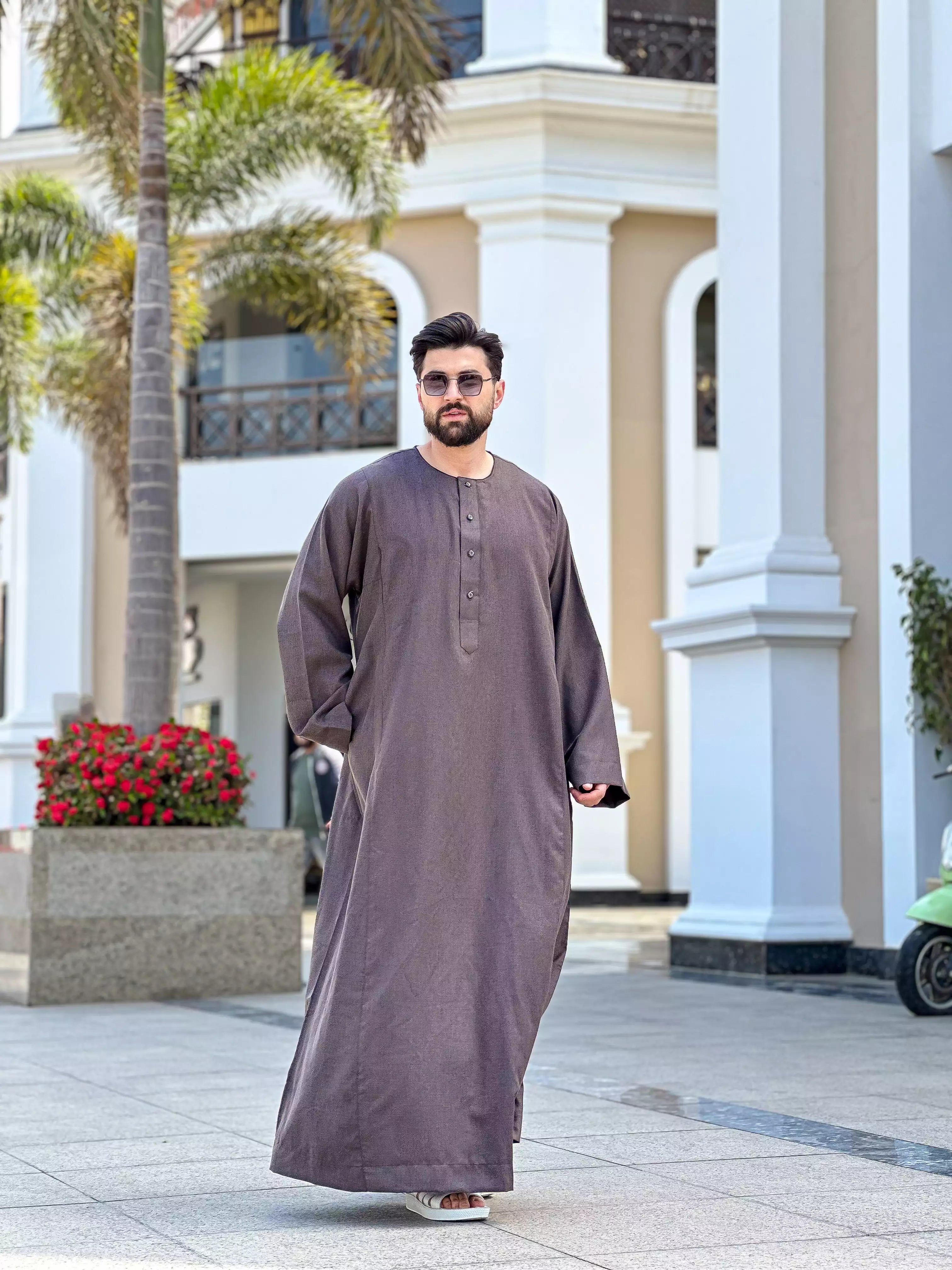 عبايه سوداني كتان