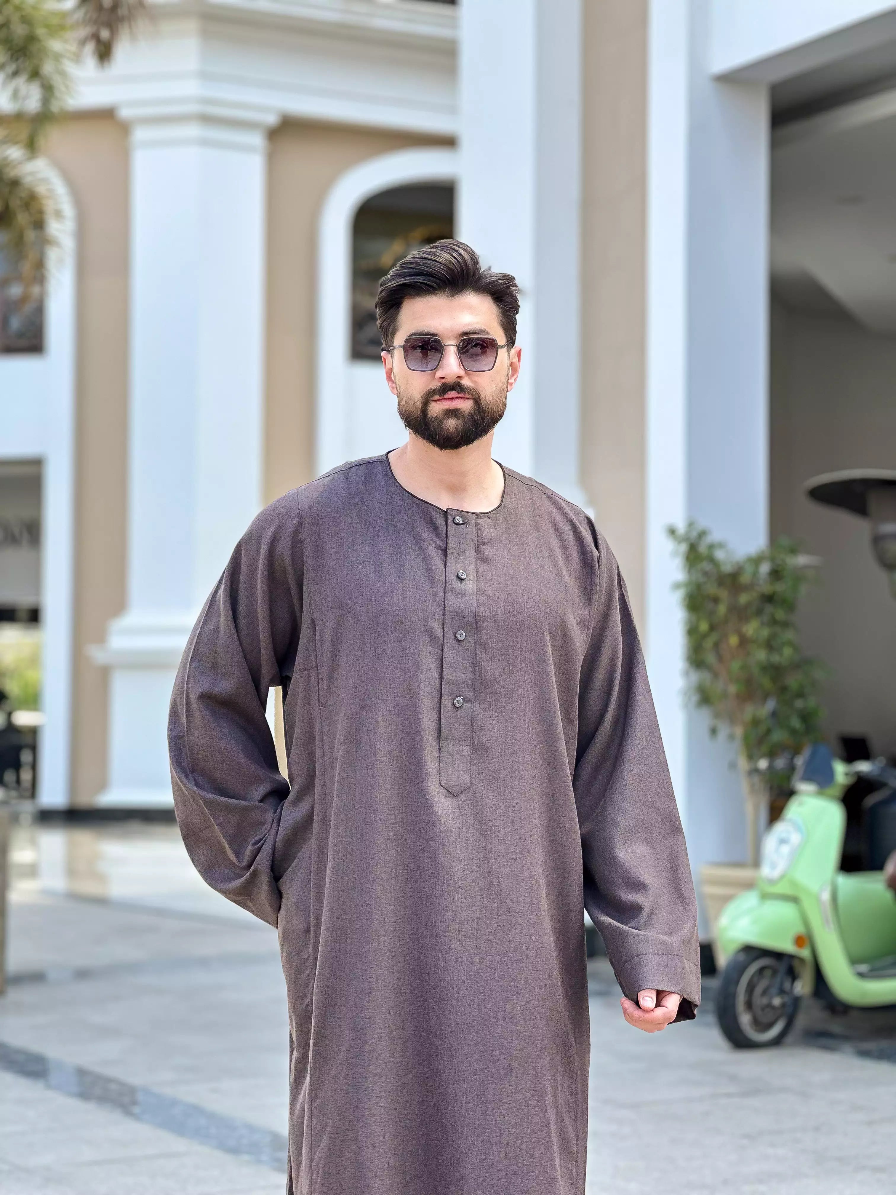 عبايه سوداني كتان