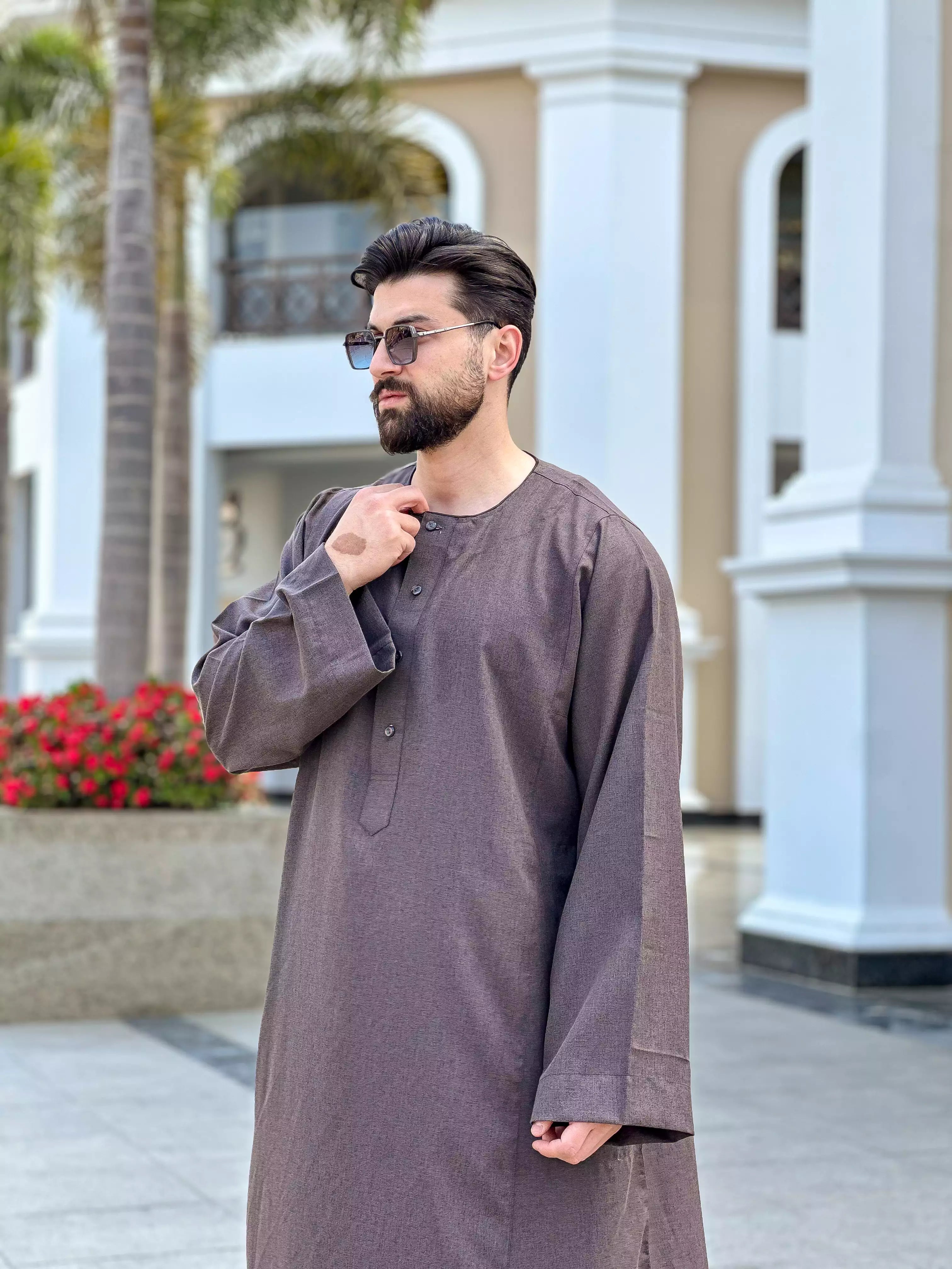 عبايه سوداني كتان