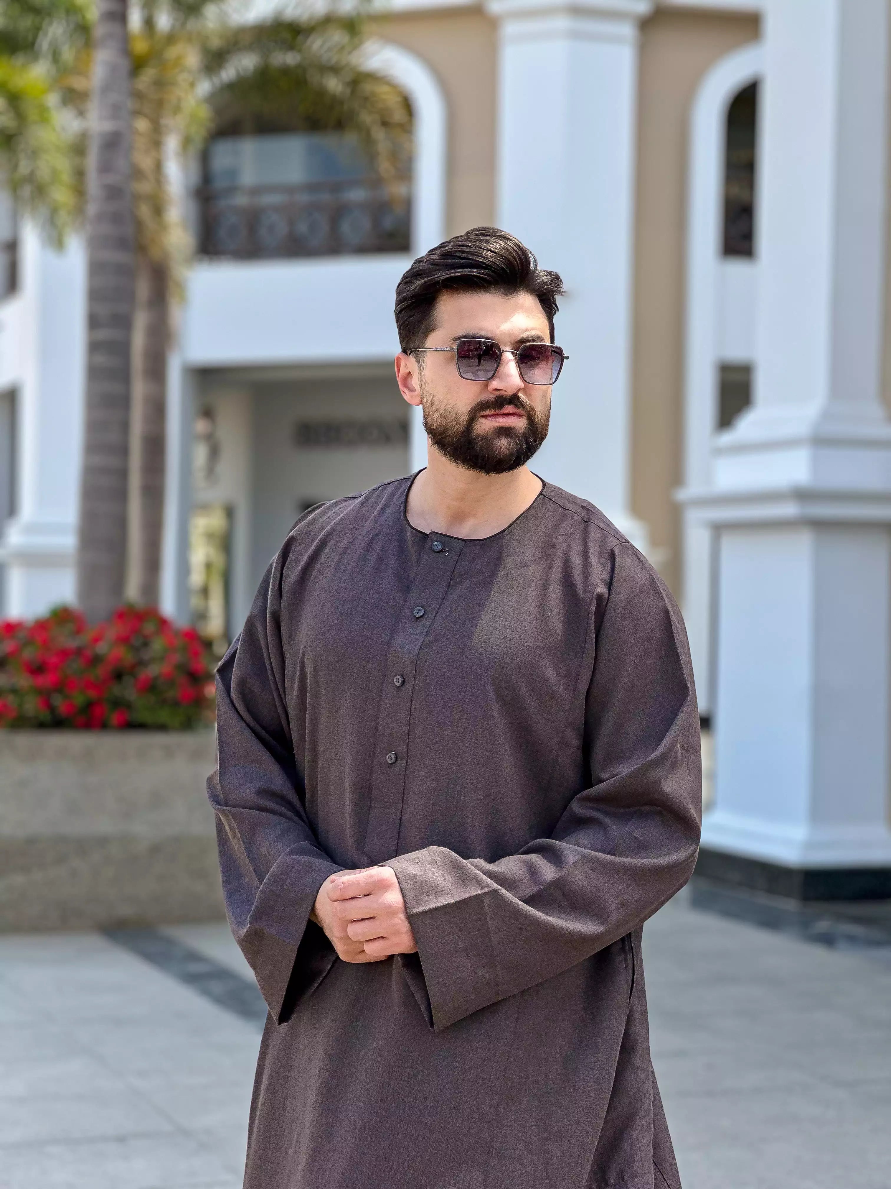 عبايه سوداني كتان