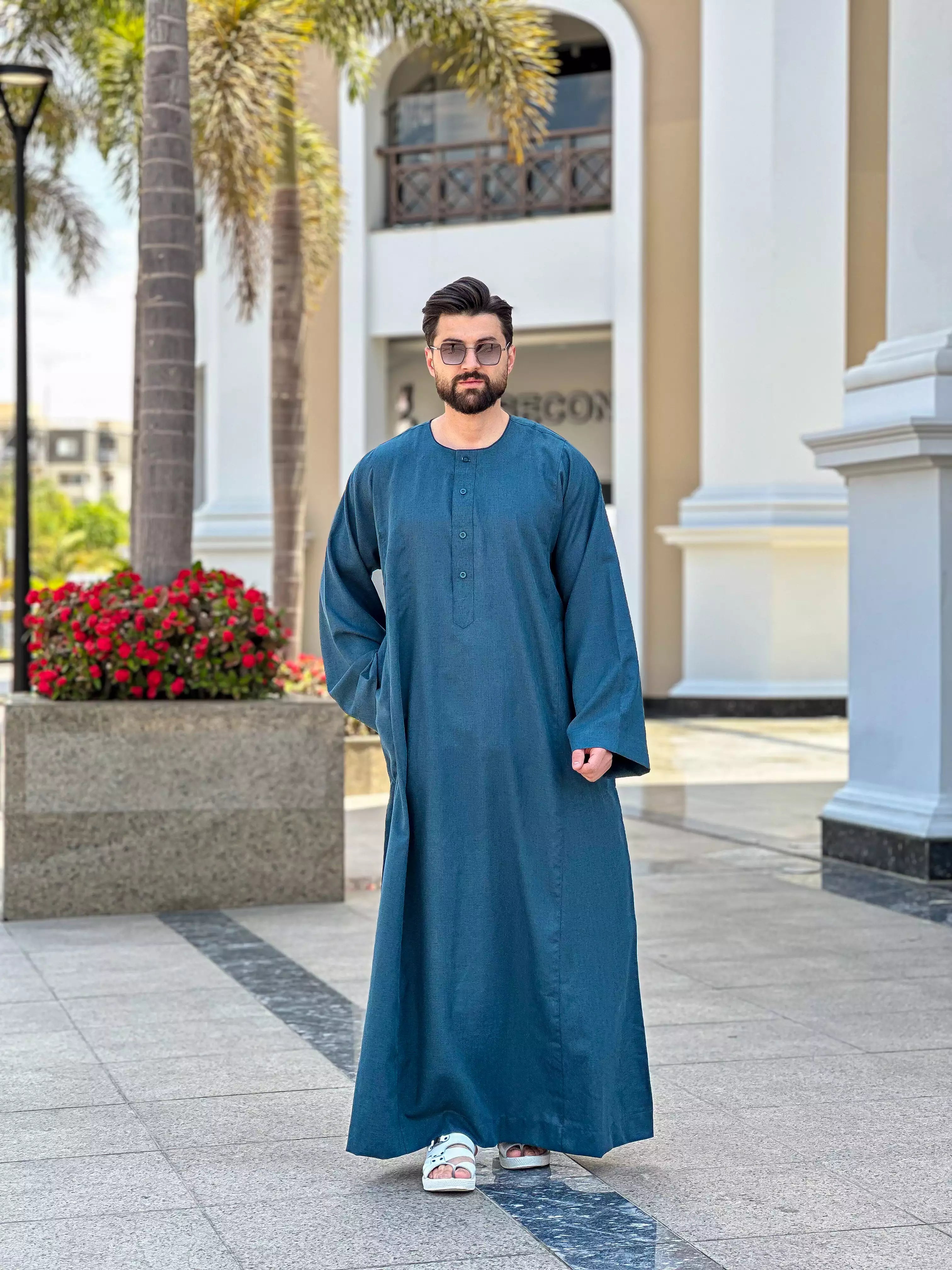 عبايه سوداني كتان