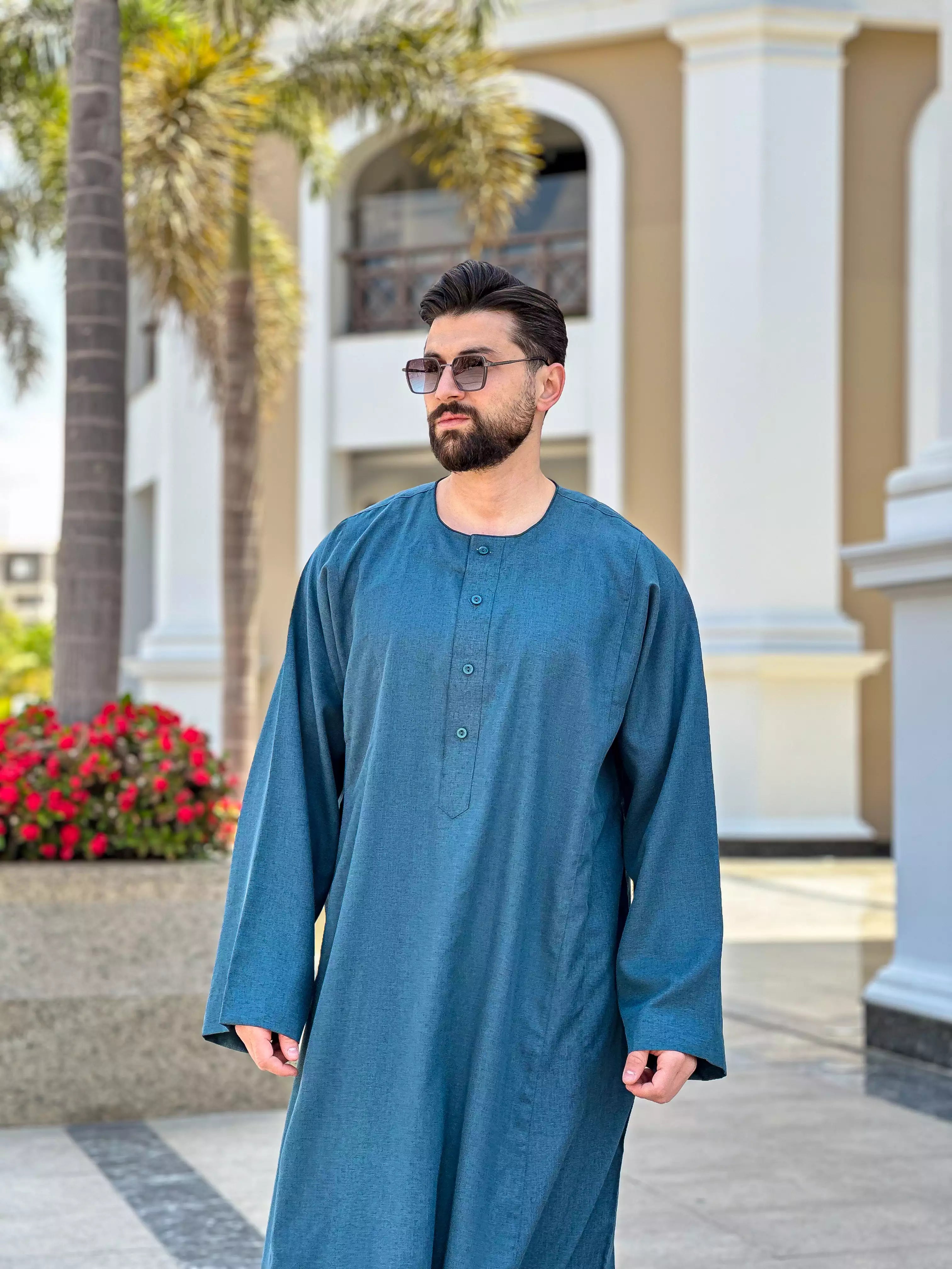 عبايه سوداني كتان