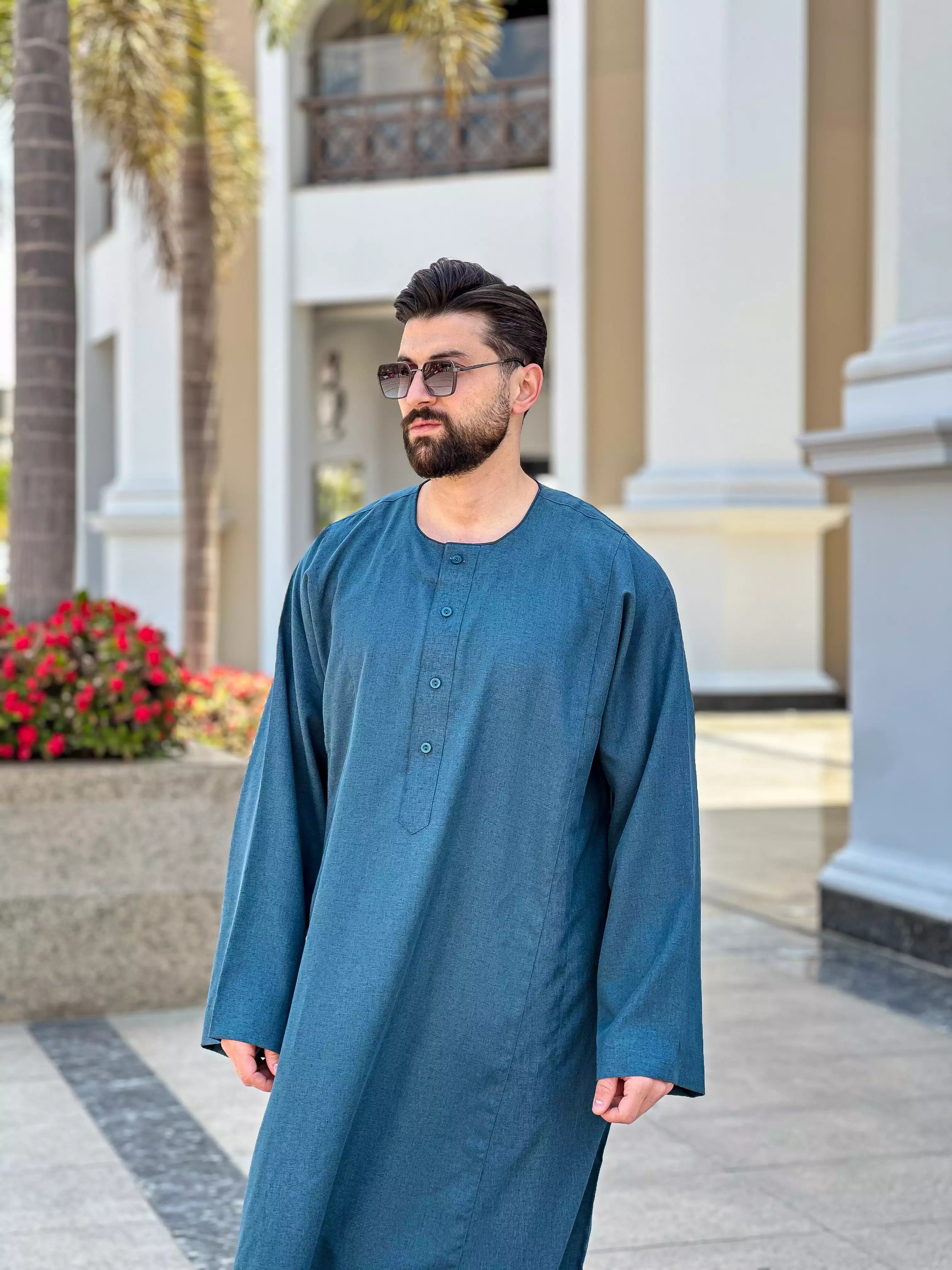 عبايه سوداني كتان